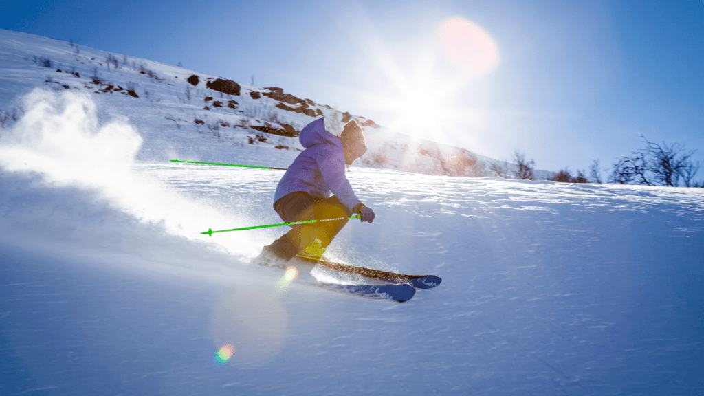 ,man skiing during day