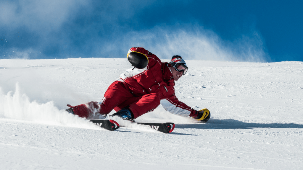 man on ski board