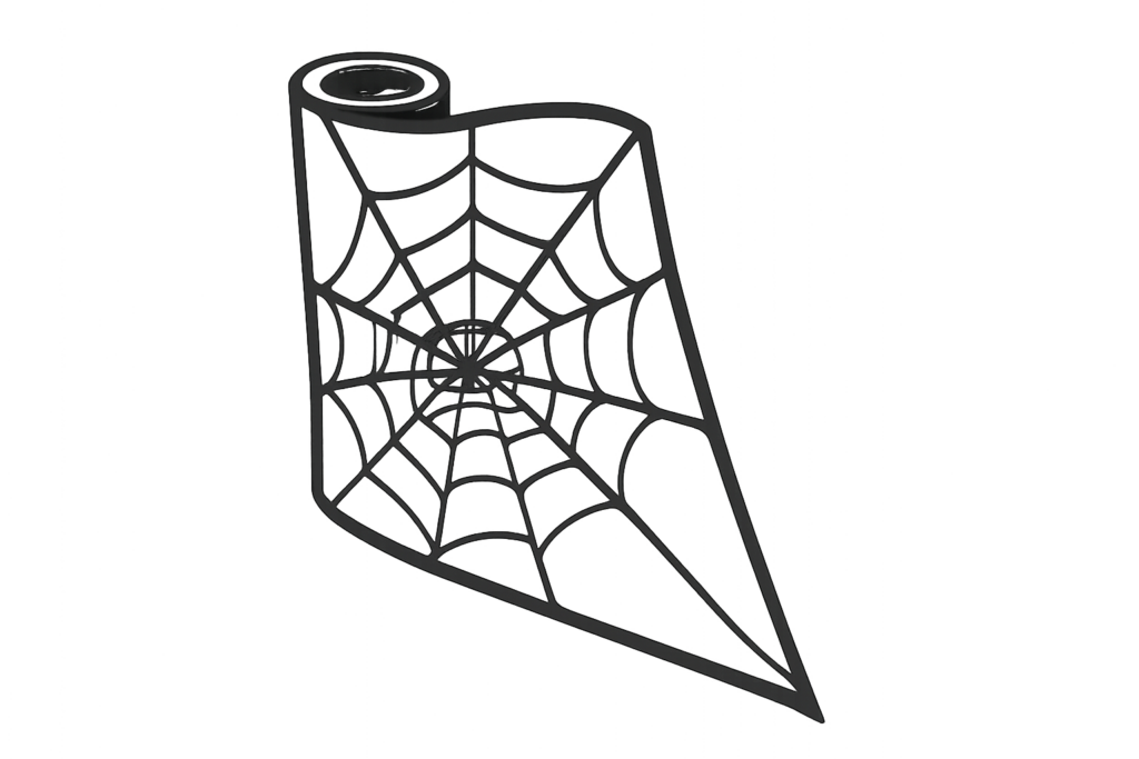 spider web design taper