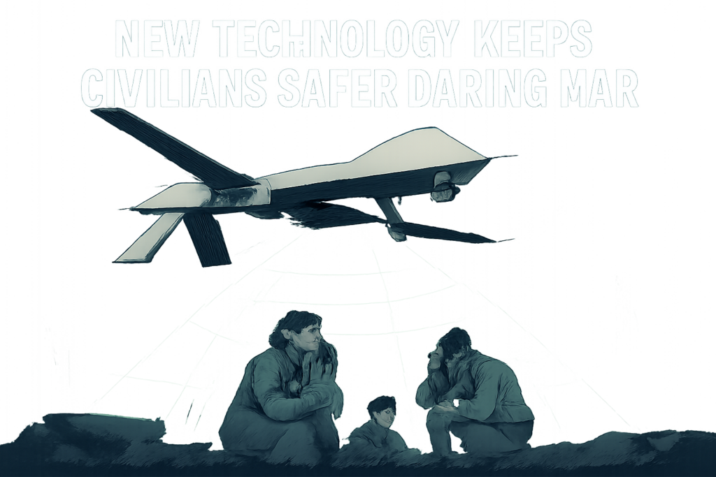 which new technology keeps civilians safer during war?