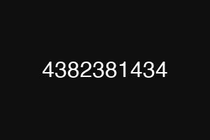 4382381434