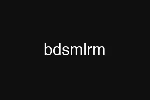 bdsmlrm