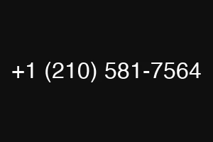 +1 (210) 581-7564