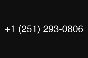 +1 (251) 293-0806