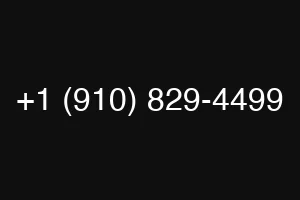 +1 (910) 829-4499