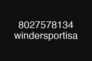 8027578134 windersportisa